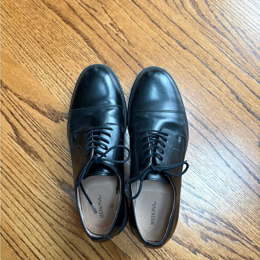 Merona Classic Black Men's Dress Shoes